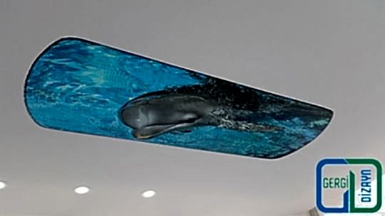 Üç Boyutlu Gergi Tavan