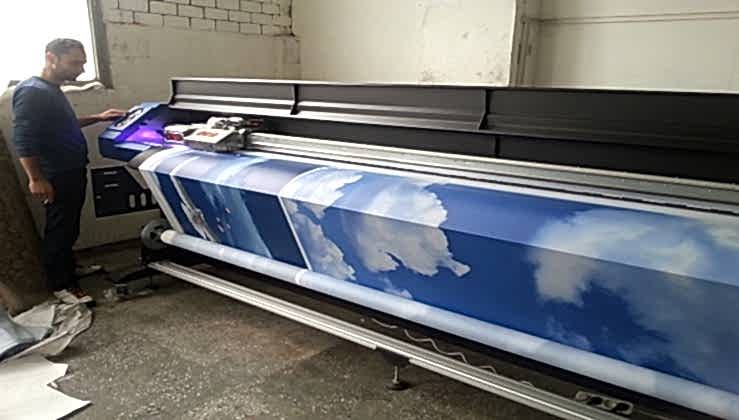 Gergi tavan montajı